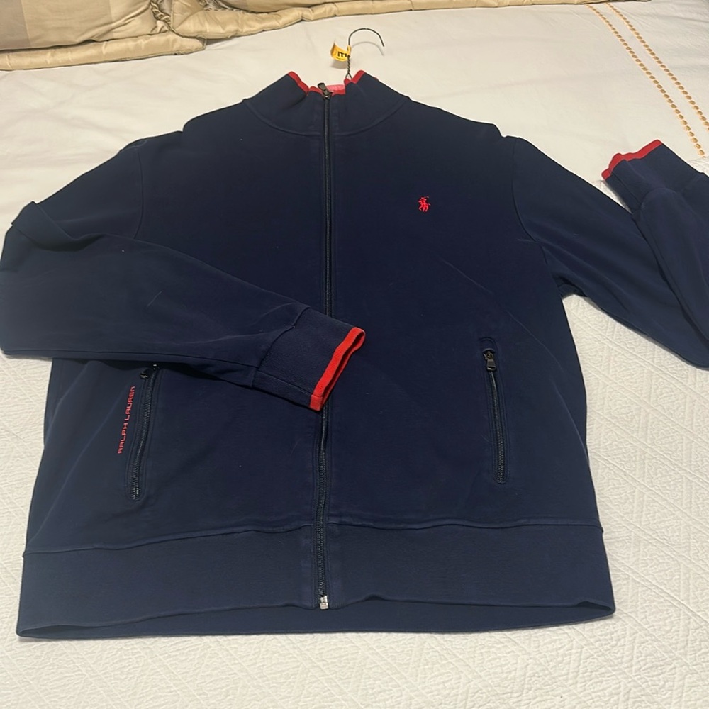RALPH LAUREN MENS ZIP SWEATSHIRT SIZE L